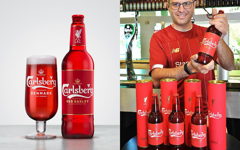 All Red for The Reds with Carlsberg Red Barley!