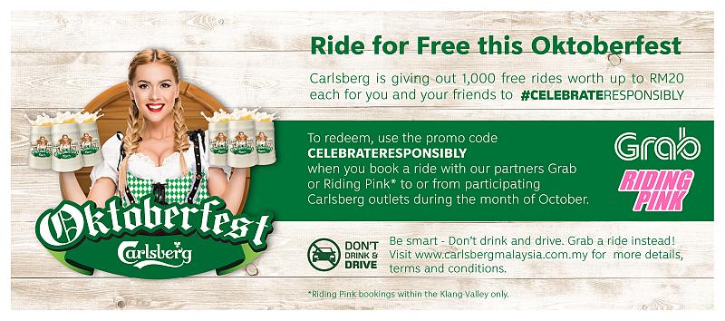 Carlsberg Kicks Off Oktoberfest Celebrations withNationwide Promotions & Free Rides