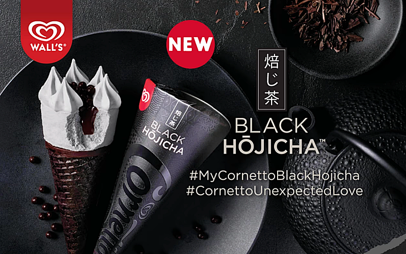 DECADENT CORNETTO BLACK HOJICHA™ SET TO TANTALISE MALAYSIAN TASTEBUDS