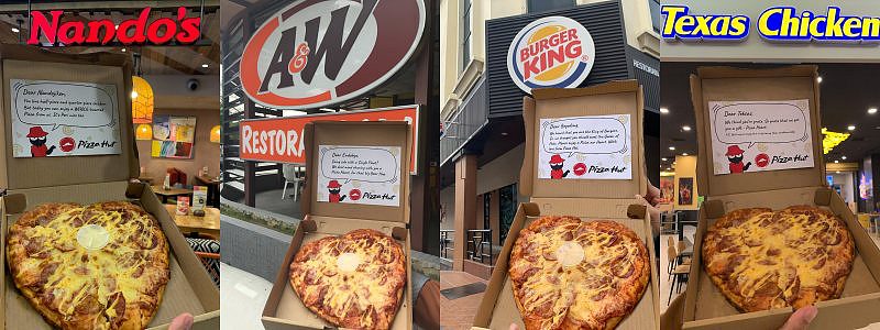 Rival Brands Get Cheesy Surprise By Pizza Hut!