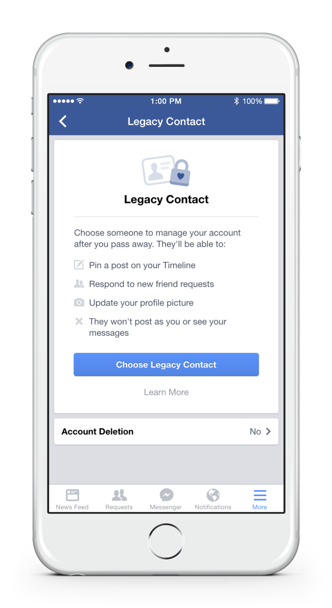 Facebook Legacy Contact 