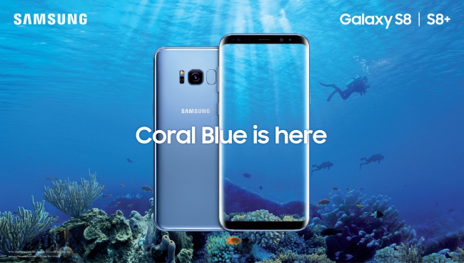 Samsung Galaxy S8 I S8+ Coral Blue is Here