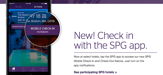 Starwood Loyalty Members Can Now Check-In To Their Hotel Through A Mobile App!