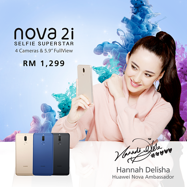 HUAWEI Launches the nova 2i with Hannah Delisha