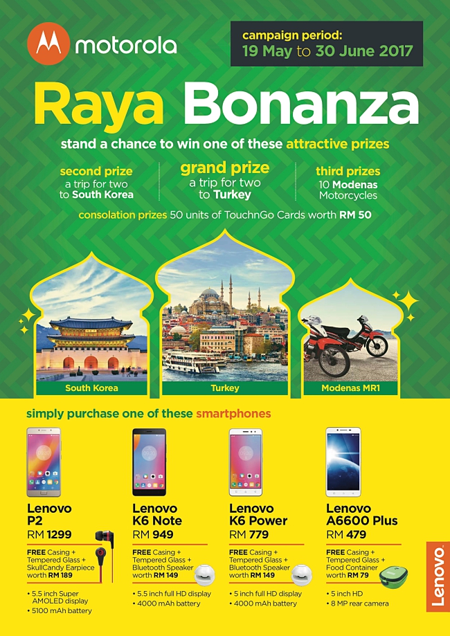Lenovo Moto Raya Bonanza Campaign!