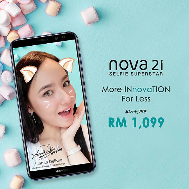 HUAWEI nova 2i Price Cut From RM1,299 To RM1,099!
