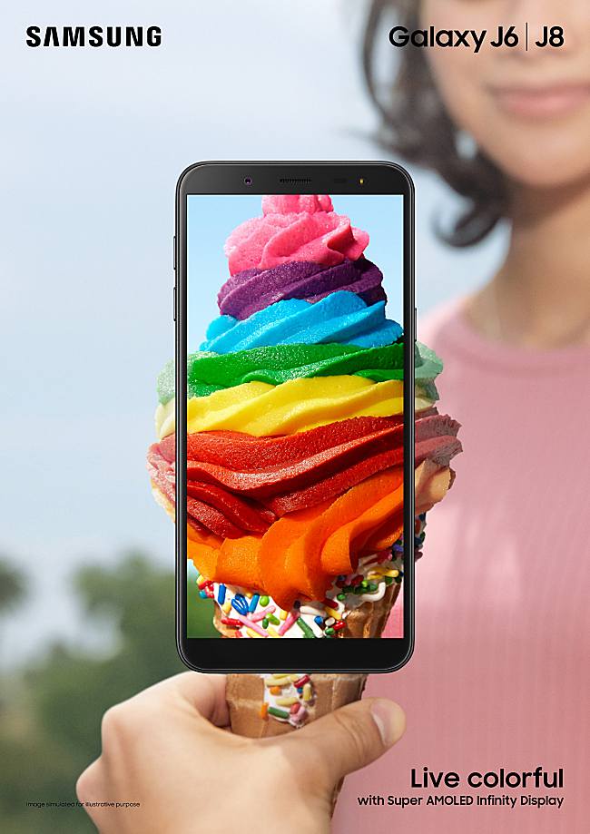 The New Galaxy J8 and J6: Live Colourfully!