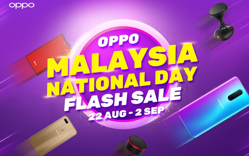 Celebrate Merdeka Month with OPPO National Day Flash Sale and get discount up to RM 500!