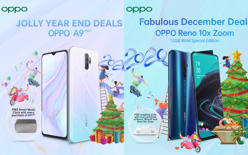 Receive Gift Worth Rm199 With Purchase On Selected OPPO Smartphones 