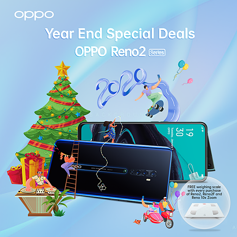 Receive Gift Worth Rm199 With Purchase On Selected OPPO Smartphones 
