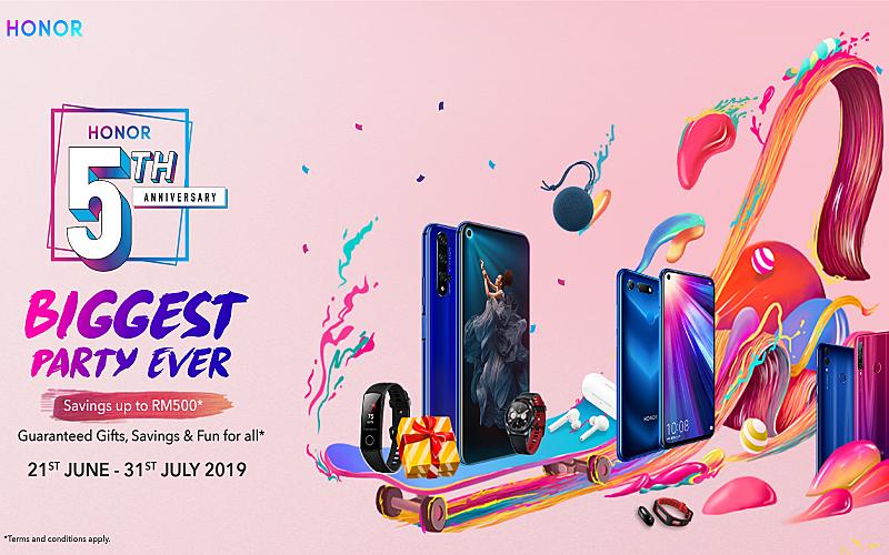 HONOR Malaysia Celebrates Its 5th Anniversary with The Biggest Party Ever!