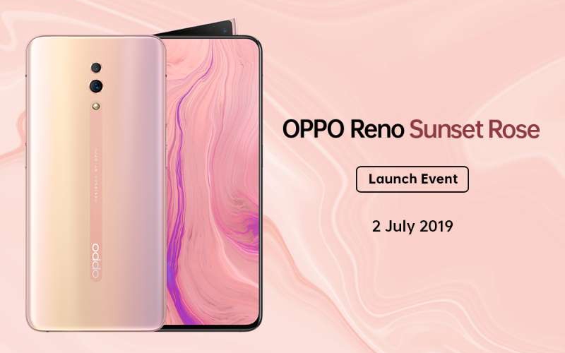 Catch the Sunset Vibes with New OPPO Reno Colour Variant – Sunset Rose 