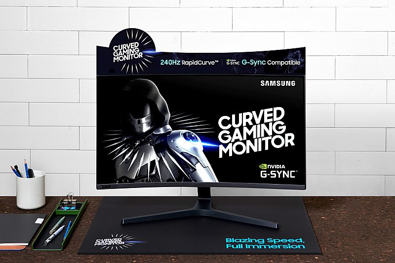 Samsung Introduces 240Hz G-Sync Compatible Curved Gaming Monitor CRG5