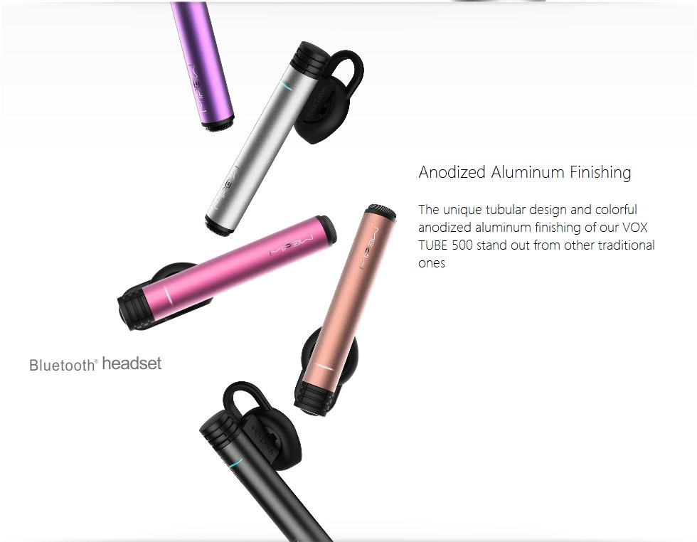 MiPow Vox Tube Mono Bluetooth Headset MiPow Vox Tube Mono Bluetooth Headset