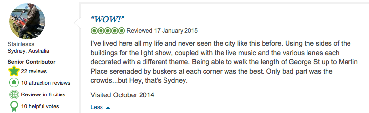 Vivid Sydney review