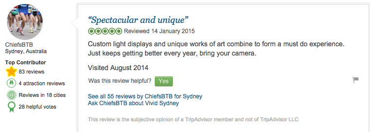 Vivid Sydney review