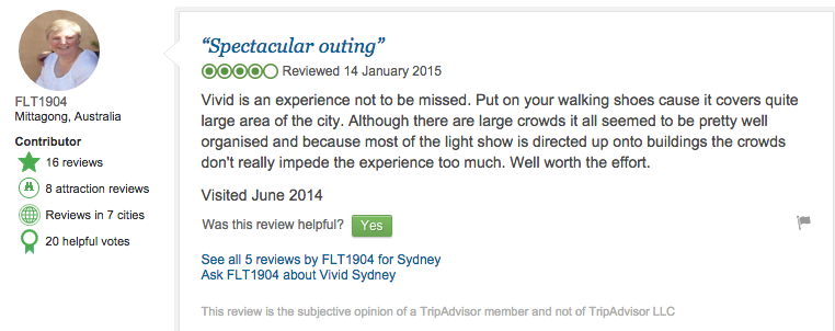 Vivid Sydney review