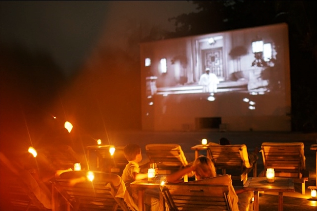 Outdoor Cinema at Cinema Paradiso, Soneva Fushi