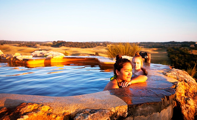 Hot pool in Australia
