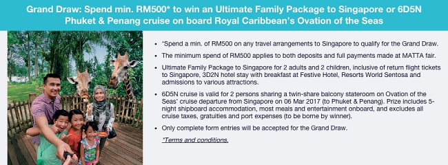 Find Great Deals For Best Family Holiday In Singapore At KL MATTA Fair 2016!