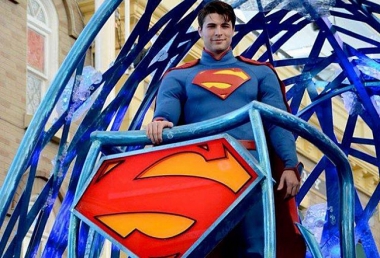 SUPERMAN JOINS FELLOW HEROES!