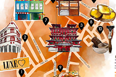 THIS INFOGRAPHIC GUIDES YOU TO THE 10 BEST PLACES IN CHINATOWN, SINGAPORE!