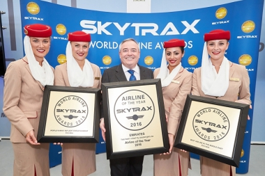 EMIRATES WAS NAMED THE BEST AIRLINE IN THE WORLD