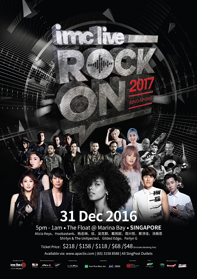  Alicia Keys To Headline Singapore’s Largest Countdown Concert