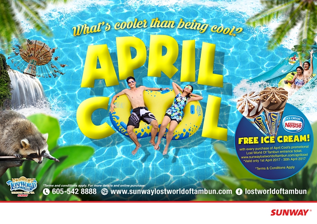 COOL OFF THIS APRIL AT LOST WORLD OF TAMBUN