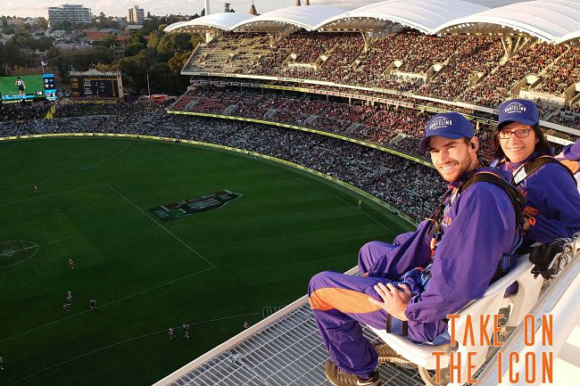 People Are Climbing This Stadium’s Roof In Australia To Get A Better View Of The Game!