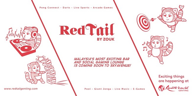 Trendy RedTail Bar by Zouk opens at Resorts World Genting