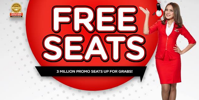 Get Your AirAsia Free Seats Now!