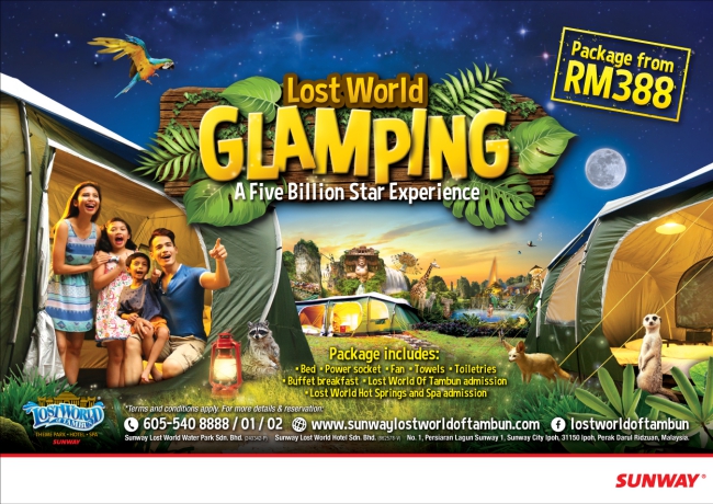 Camp Glamorously At Lost World Of Tambun!