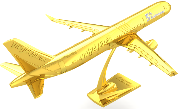 Vietjet to Give Away 1kg Gold Aircraft!