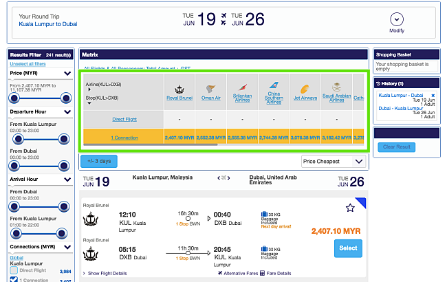 Cheapest Flight To Dubai Is With Royal Brunei Airlines!