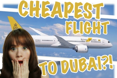CHEAPEST FLIGHT TO DUBAI IS WITH ROYAL BRUNEI AIRLINES!