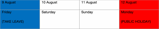 How to Make the Most of the Public Holidays in 2019?