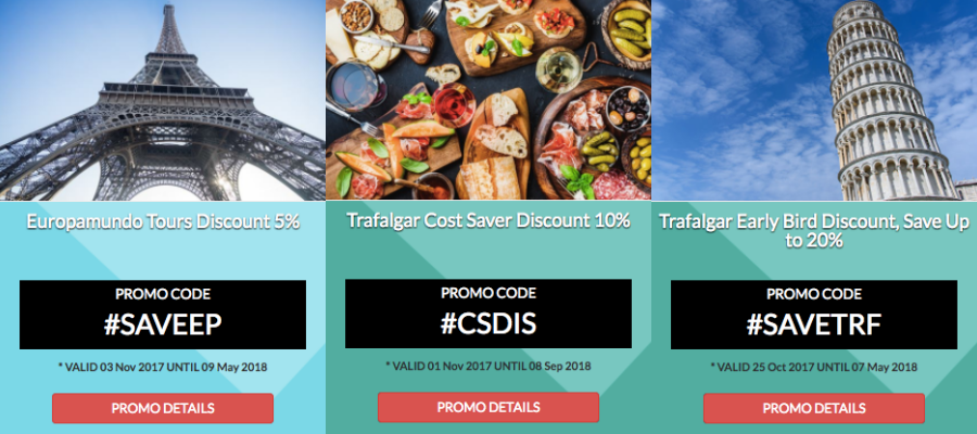 3 Awesome Travel Discount Promo Codes You Can Use On 12FLY!