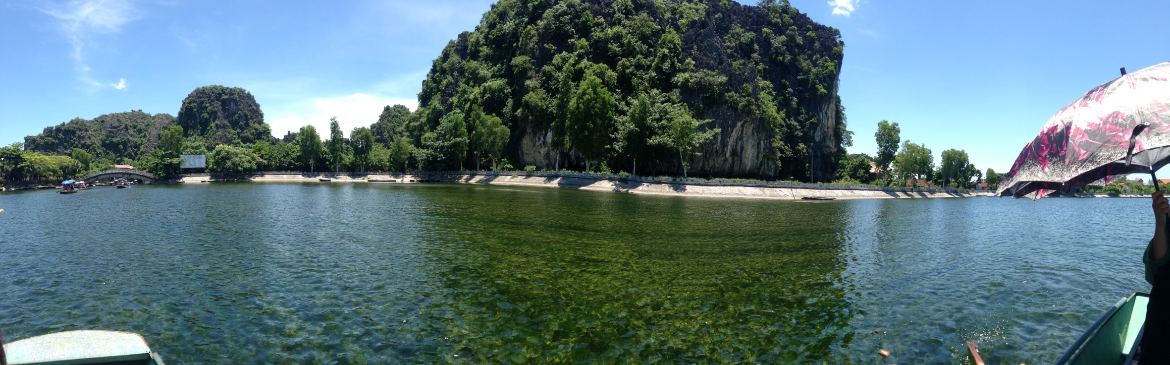 Tam Coc Wharf Panorama