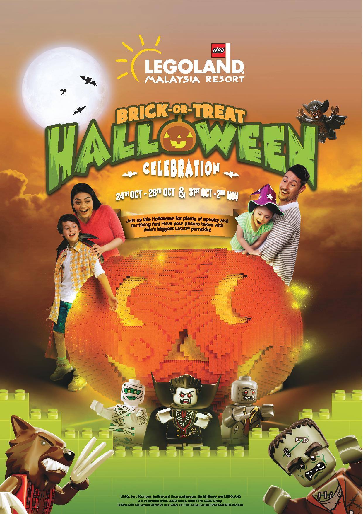 Brick-or-Treat Halloween Celebration at LEGOLAND Malaysia Resort
