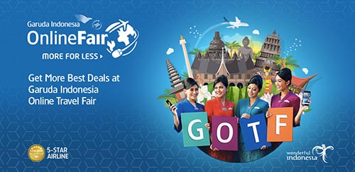 【GARUDA INDONESIA】ONLINE TRAVEL FAIR EXCLUSIVE PROMOTION