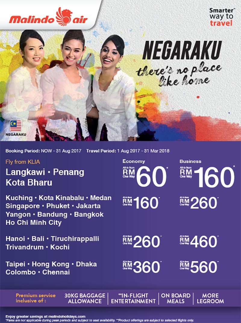 Malindo Air Merdeka Promo