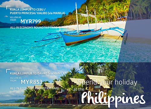 【PHILIPPINE AIRLINES】PROMO FARES TO THE PHILIPPINE DOMESTIC POINTS!