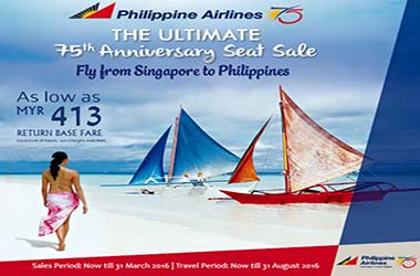 【PHILIPPINE AIRLINES】75TH ANNIVERSARY SEAT SALES!!!