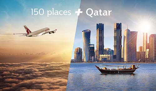 【QATAR AIRWAYS】OFFERS FREE DOHA STOPOVER TO PASSENGERS IN TRANSIT IN PARTNERSHIP WITH QATAR TOURISM AUTHORITY