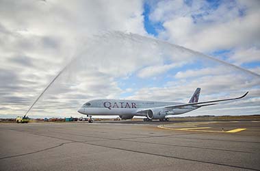 【QATAR AIRWAYS】HELSINKI GREETS FIRST QATAR AIRWAYS FLIGHT WITH A WARM WELCOME